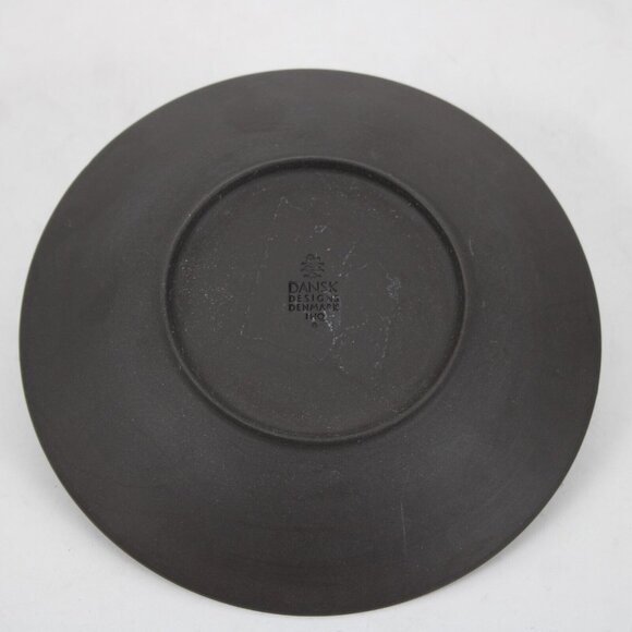 Dansk Flamestone Brown Crenellated 6 3/8" Saucer - Picture 2 of 10